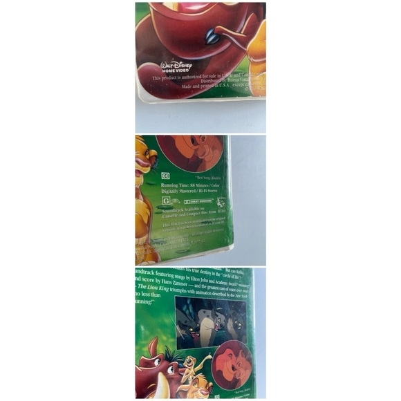 The Lion King Walt Disney Home Video Masterpiece Collection VHS Clam Shell 2977 - Picture 4 of 12